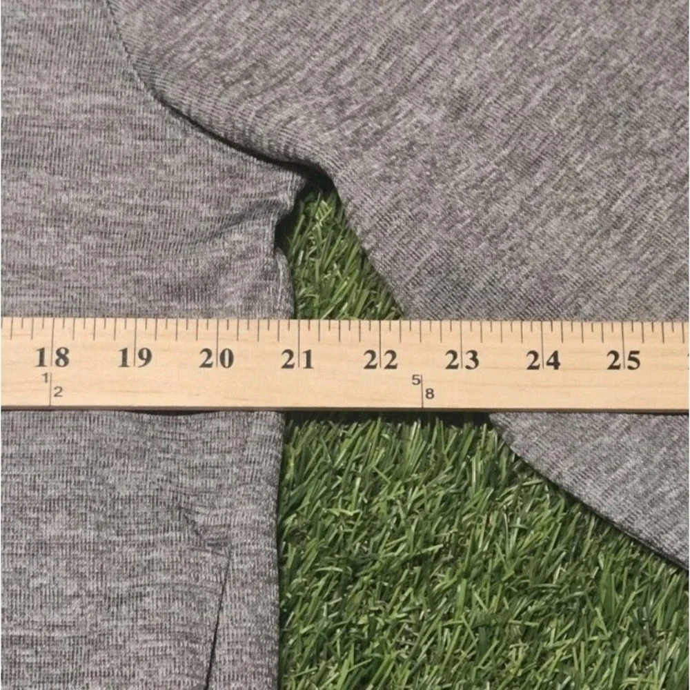 Callaway Men Small S Quarter Zip Pullover Sweater Heather Gray Space Dye Golf